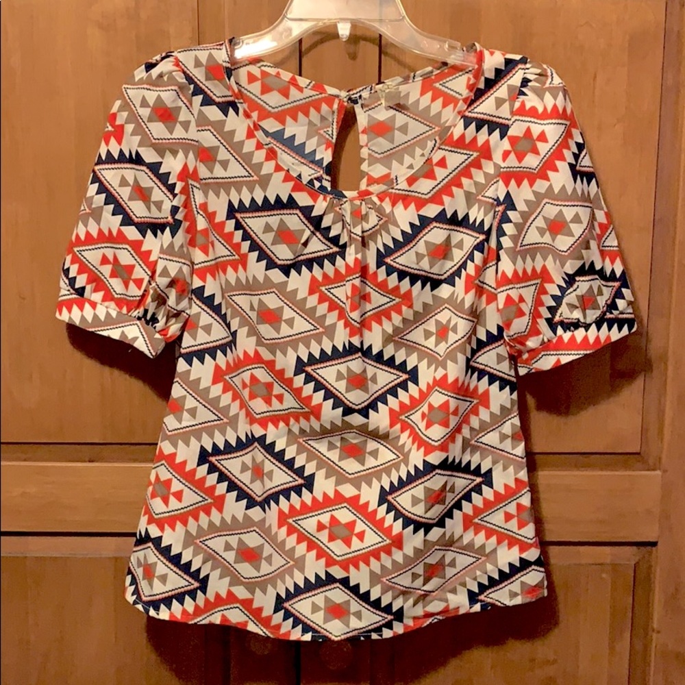 LIGHTLY WORN | Patterned Blouse
